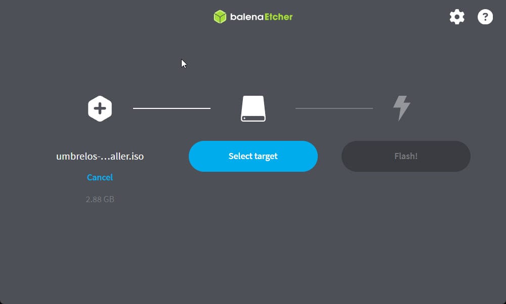 I used Balena to write the latest Umbrel iso file to a USB stick