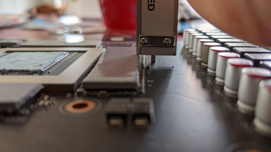 measuring pad thickness on 3080 gpu