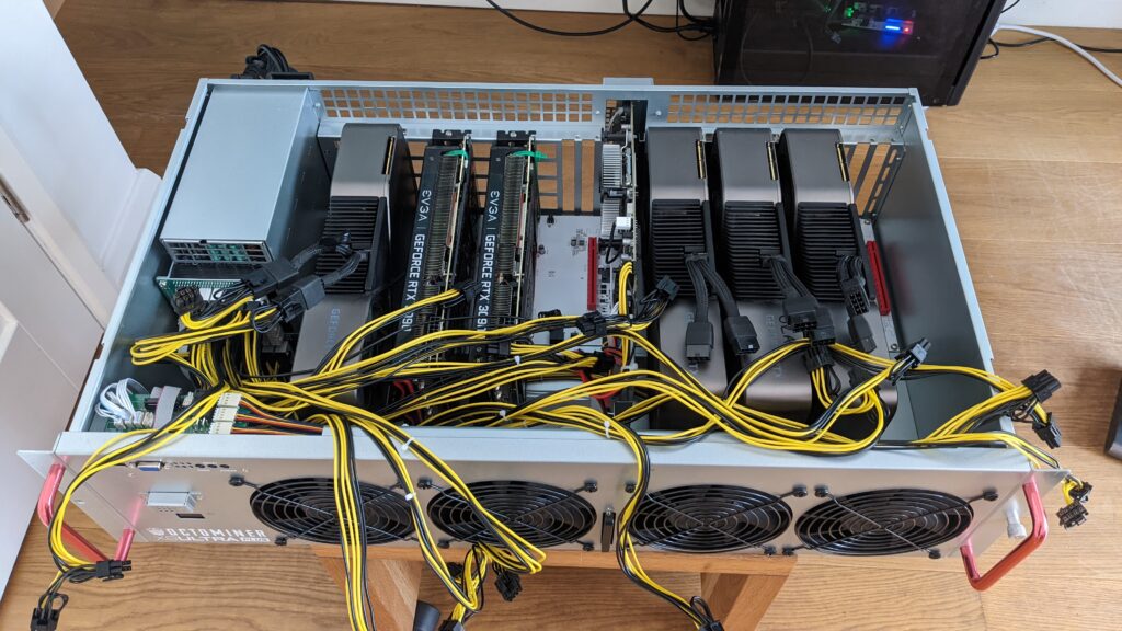 cables getting sorted out