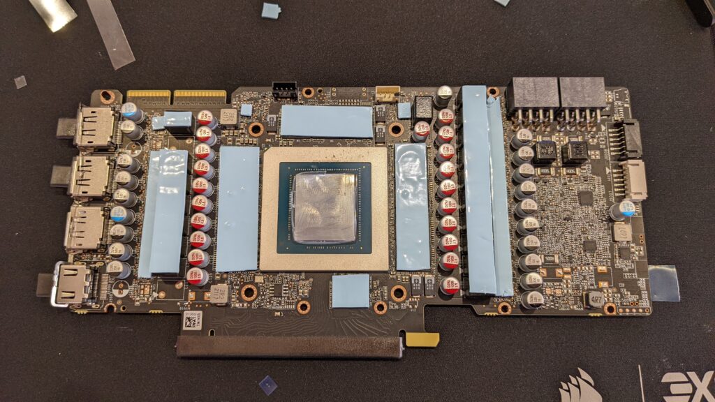 Zotac 3090 thermal pad replacement - GPU side
